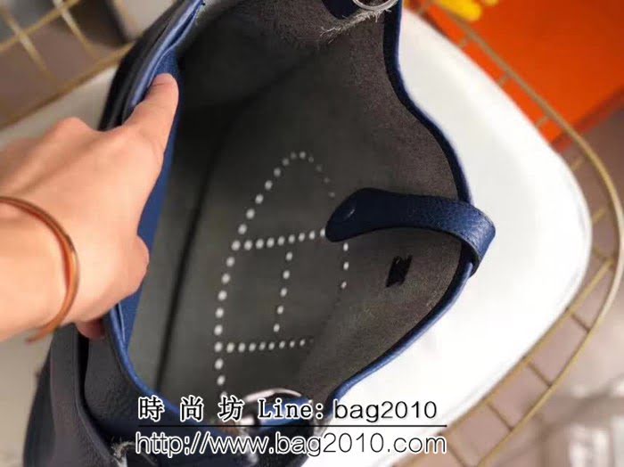 愛馬仕Hermes Evelyn 伊芙琳挎包 男女同款 0AM1617